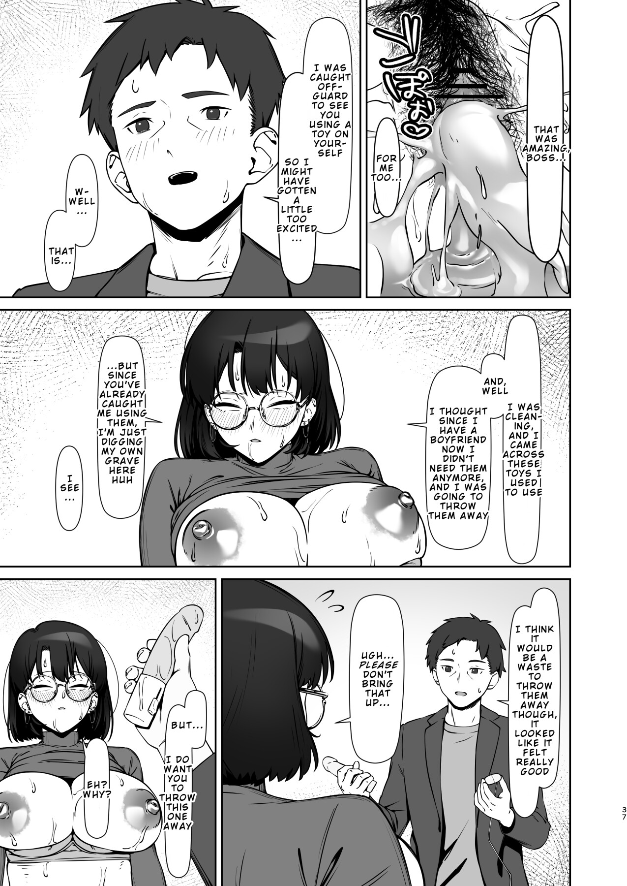 Hentai Manga Comic-My first sexual experience was with the boss of the cafe I'd been going to for 16 years 2-Read-36